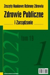 Assessment of the impact of the COVID-19 pandemic on the realization of rehabilitation services financed by NFZ in Poland in 2020 Cover Image