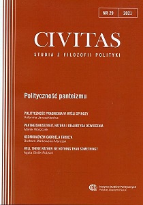 Polityczność pragnienia w myśli Spinozy: przeciwko antynomicznej interpretacji Leszka Kołakowskiego