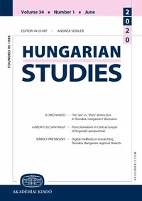 The handling of issues related to the use of the Hungarian language in Slovakia since the 1990s Cover Image
