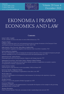 Problems of financing sources for environmental protection in strategic documents of the European Union and Poland in the new financial perspective for 2021–2027