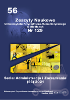 DIRECT SALE AS ONE OF THE ORGANIZATIONAL FORMS OF LOCAL FOOD SYSTEMS. THE SPATIAL CONCENTRATION OF DIRECT SALE ENTITIES IN POLAND Cover Image