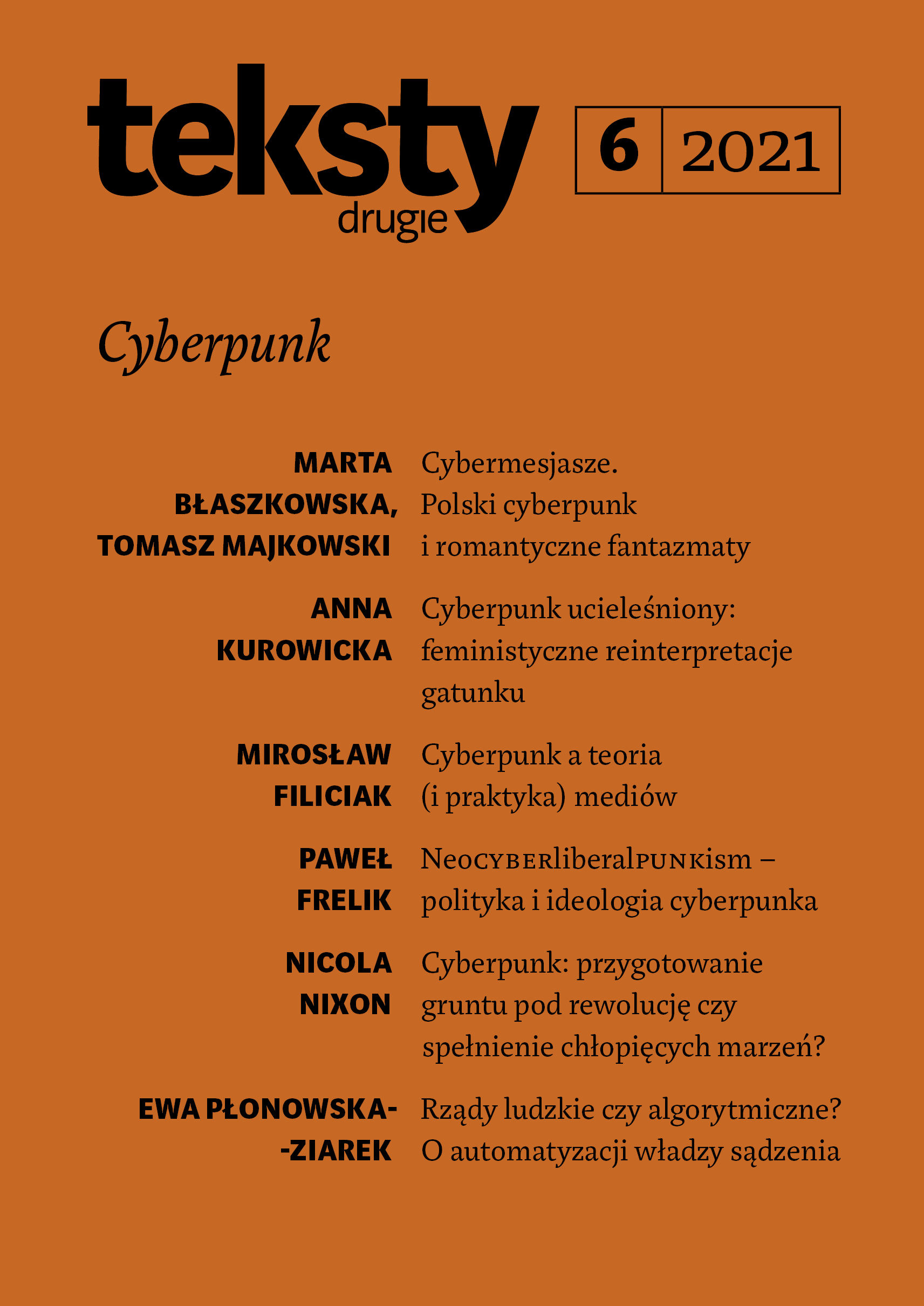 Cyberpunk a teoria (i praktyka) mediów