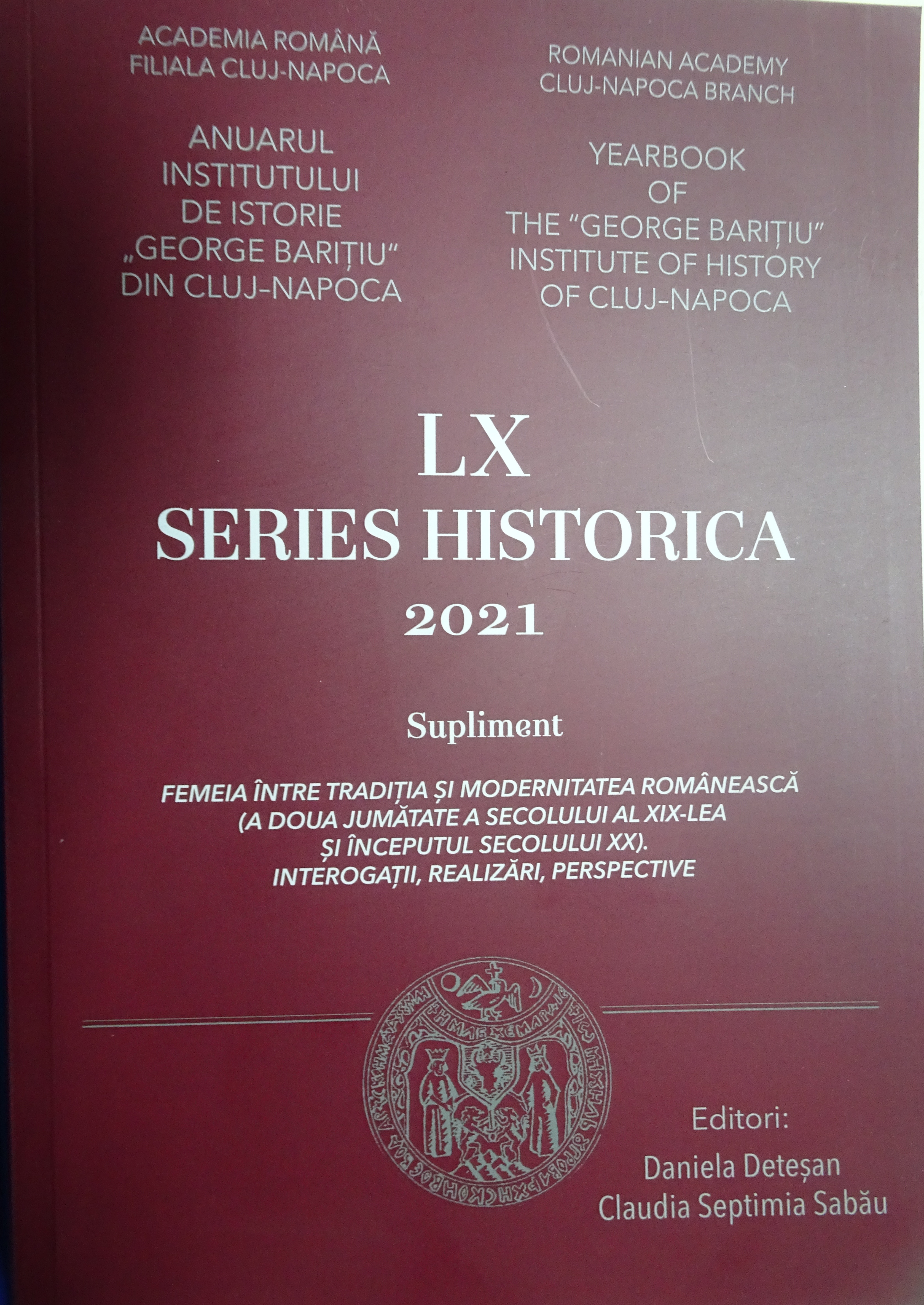 The Contribution of the Female Members of the Reunion of Romanian Women from Sibiu to the Cultural and Social Life of Sibiu and Transylvania until the Great Union Cover Image