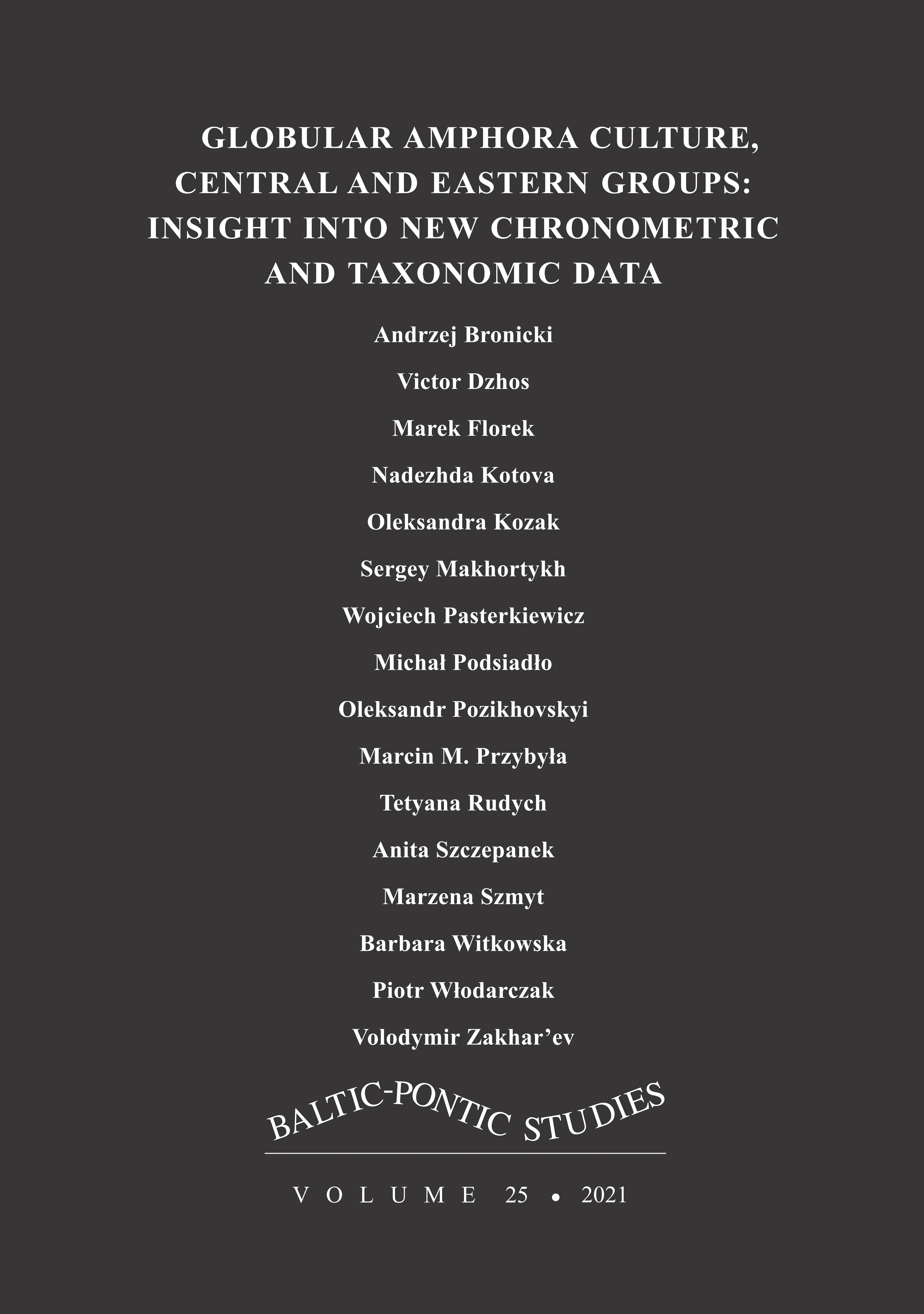 Absolute chronology of settlement remains of the Globular Amphora culture in the Sandomierz Upland (Site Gałkowice-Ocin, Mierzanowice, Złota–Nad Wawrem) Cover Image