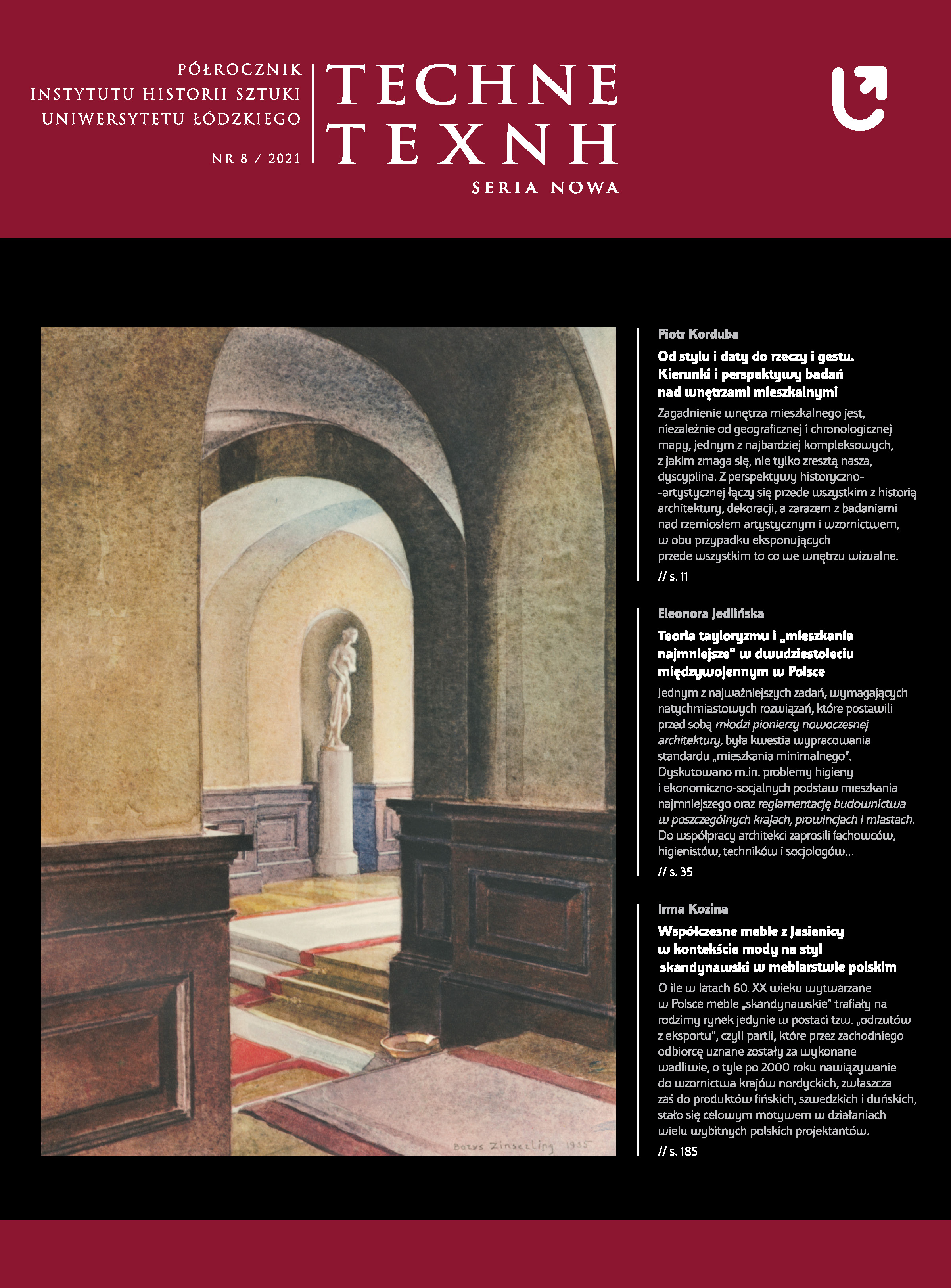 From multifunctional wardrobe to Cepelia – post-war furniture designs by Wladyslaw Sowicki from 1945 to 1954 Cover Image