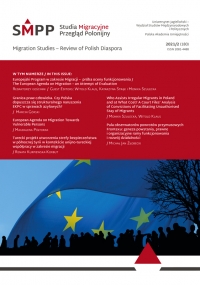 Who Assists Irregular Migrants in Poland and at What Cost? A Court Files’ Analysis of Convictions of Facilitating Unauthorised Stay of Migrants Cover Image