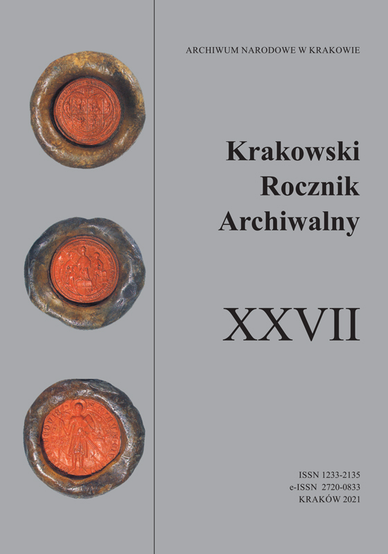 Movement of resources from the Krakow and Spytkowice branches of the National Archives in Krakow in the years 2020–2021 to the new headquarters at 22E Rakowicka Street Cover Image