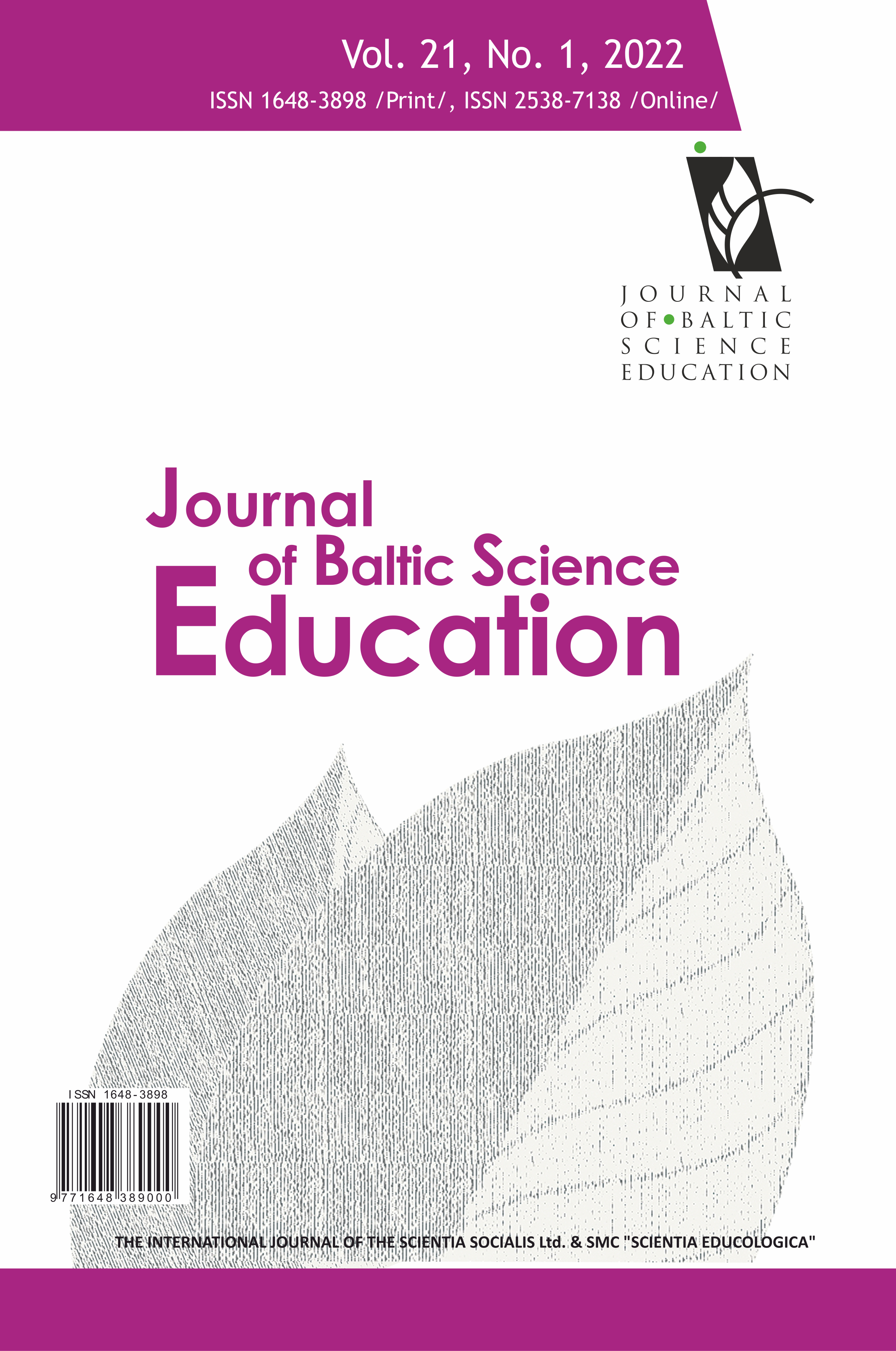 DEVELOPMENT AND VALIDATION OF AN INSTRUMENT TO MEASURE UPPER-SECONDARY SCHOOL SCIENCE TEACHERS’ PERCEIVED PRACTICAL KNOWLEDGE ABOUT PRACTICAL WORK Cover Image