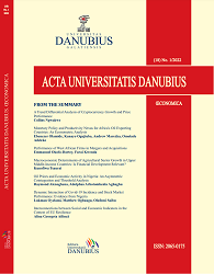 Macroeconomic Determinants of Agricultural Sector Growth in Upper Middle-Income Countries: Is Financial Development Relevant?