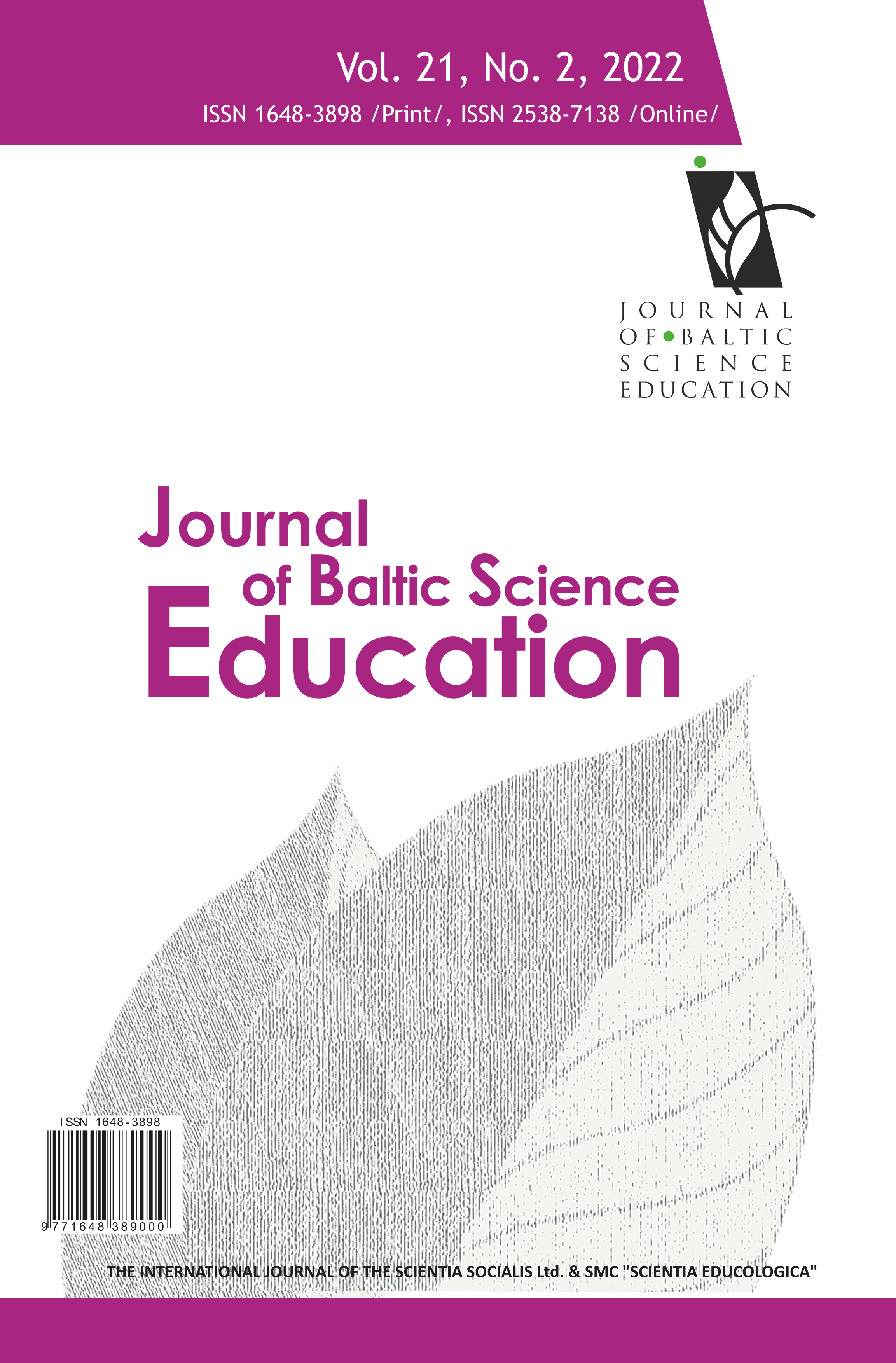 COMPARING THE EFFECTS OF MODELLING AND ANALOGY ON HIGH SCHOOL STUDENTS’ CONTENT UNDERSTANDING AND TRANSFERABILITY: THE CASE OF ATOMIC STRUCTURE Cover Image