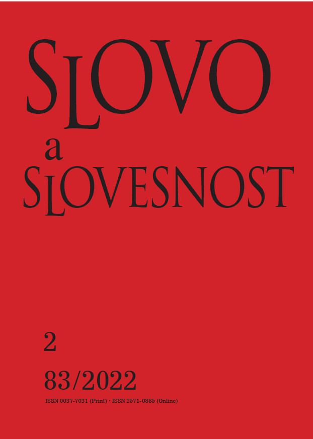 Changes in the morphological annotation of the SYN series corpora: new possibilities for researching Czech grammar and lexicon Cover Image