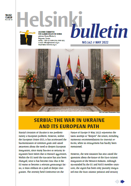 SERBIA: THE WAR IN UKRAINE AND ITS EUROPEAN PATH