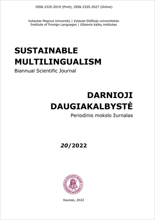 A New Corpus-Driven Lexical Database for Lithuanian as A Foreign Language Cover Image