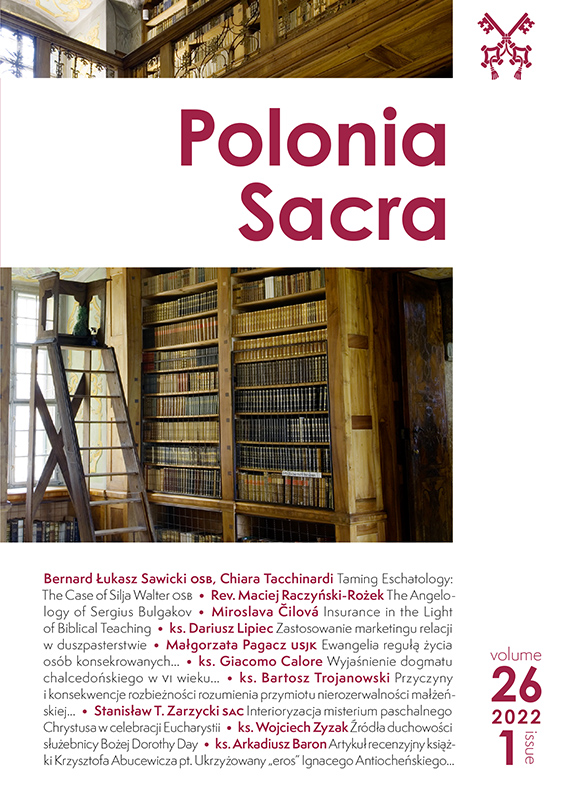 A Review of Krzysztof Abucewicz’s book entitled ‹The Crucified “Eros” of Ignatius of Antioch. Interpretation in the Perspective of Reception History›. University of Silesia in Katowice, Faculty of Theology, Katowice 2021, 676pp