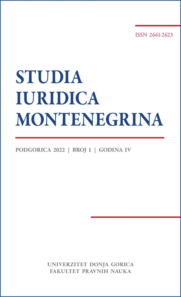 European Public Prosecutor and Montenegro Cover Image