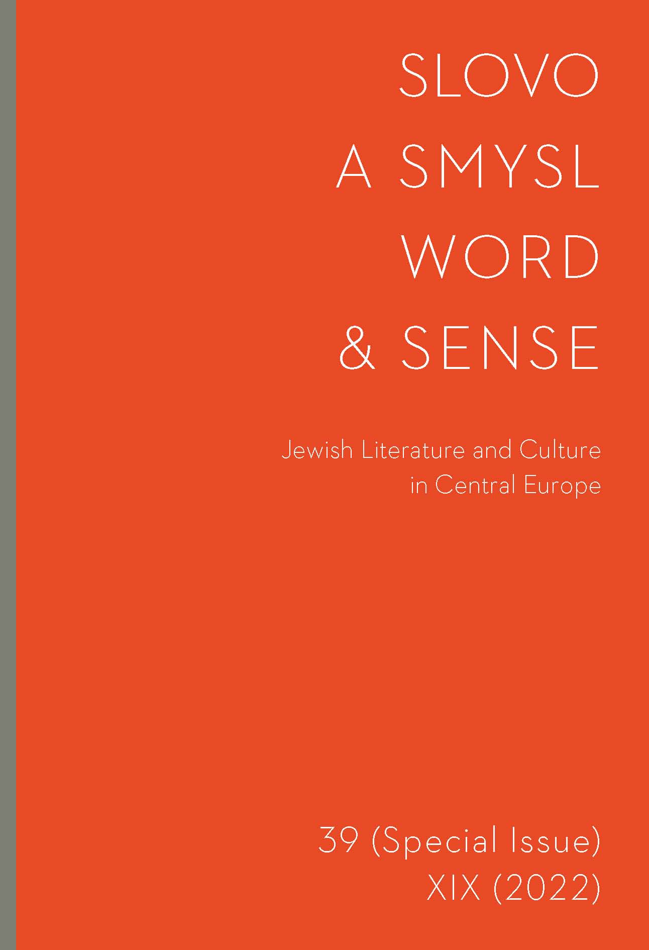 (Un)Familiar Jewishness in the Work of Jiří Weil