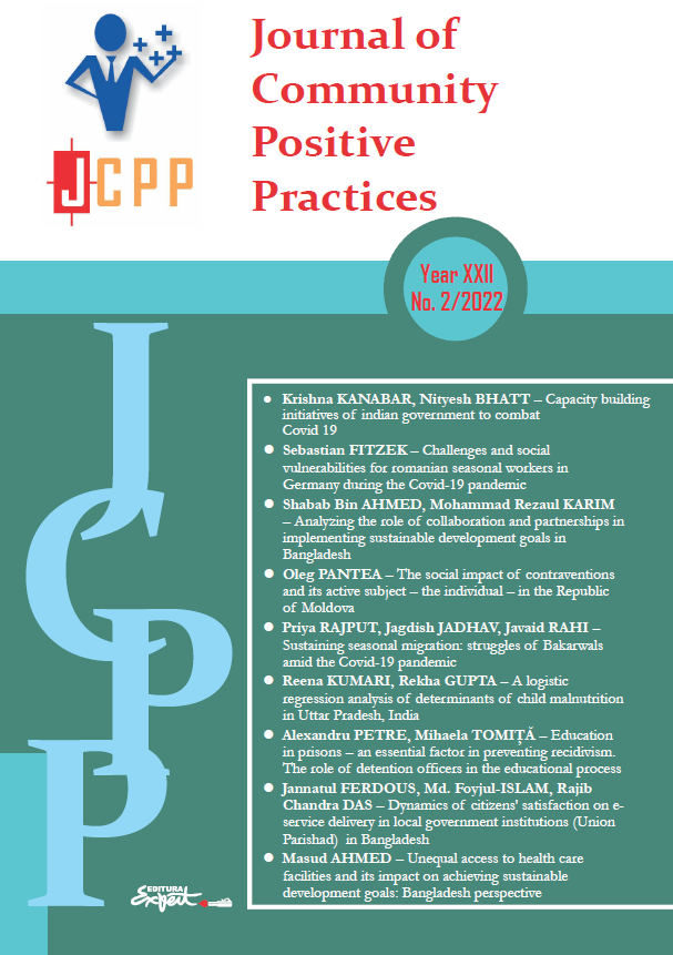 Education in prisons-an essential factor in preventing recidivism. The role of detention officers in the educational process