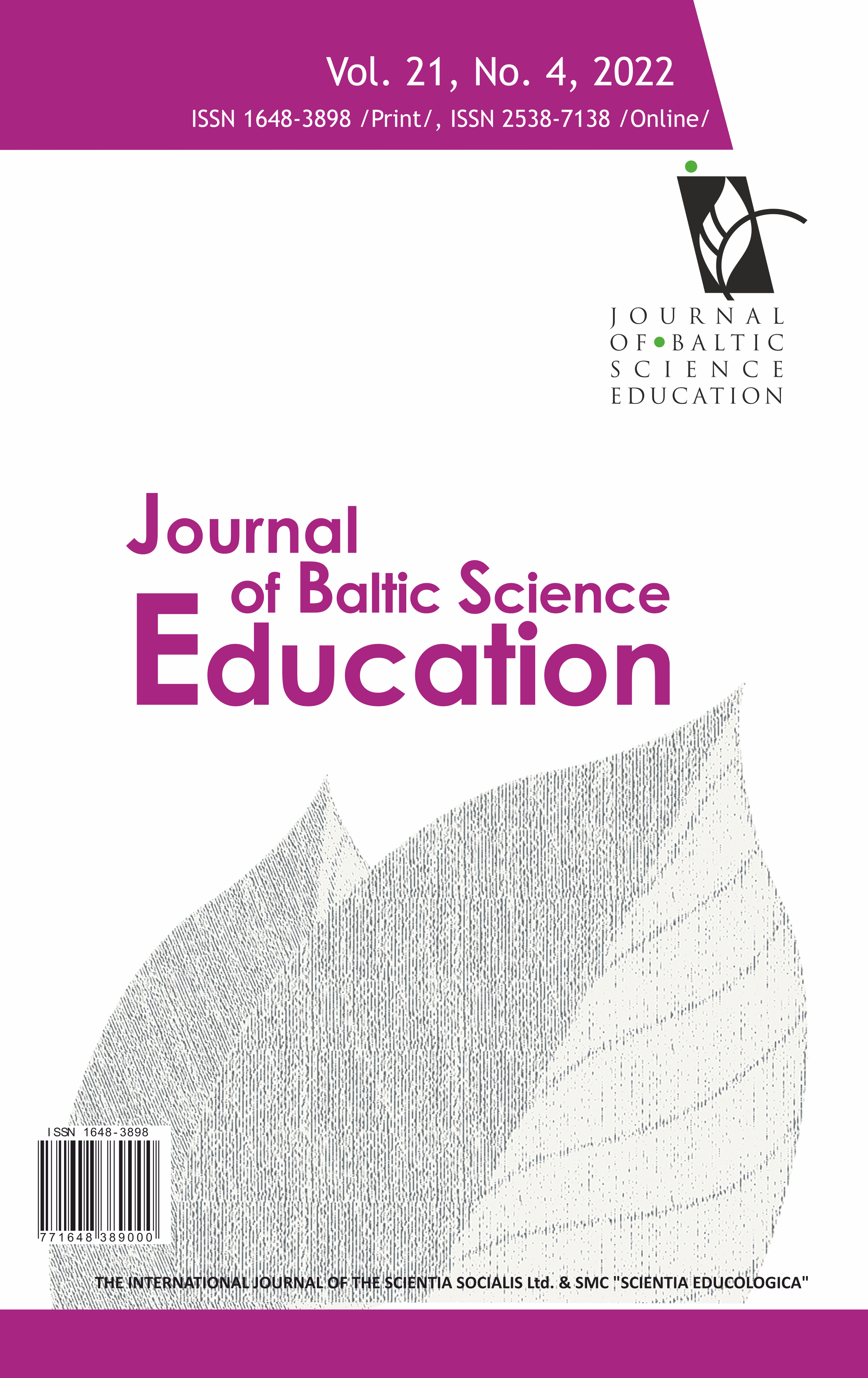 THE EFFECTS OF SCIENCE TEACHERS' PEDAGOGICAL CONTENT KNOWLEDGE ON STUDENTS' ATTITUDES TOWARD SCIENCE AND THEIR ACHIEVEMENT Cover Image