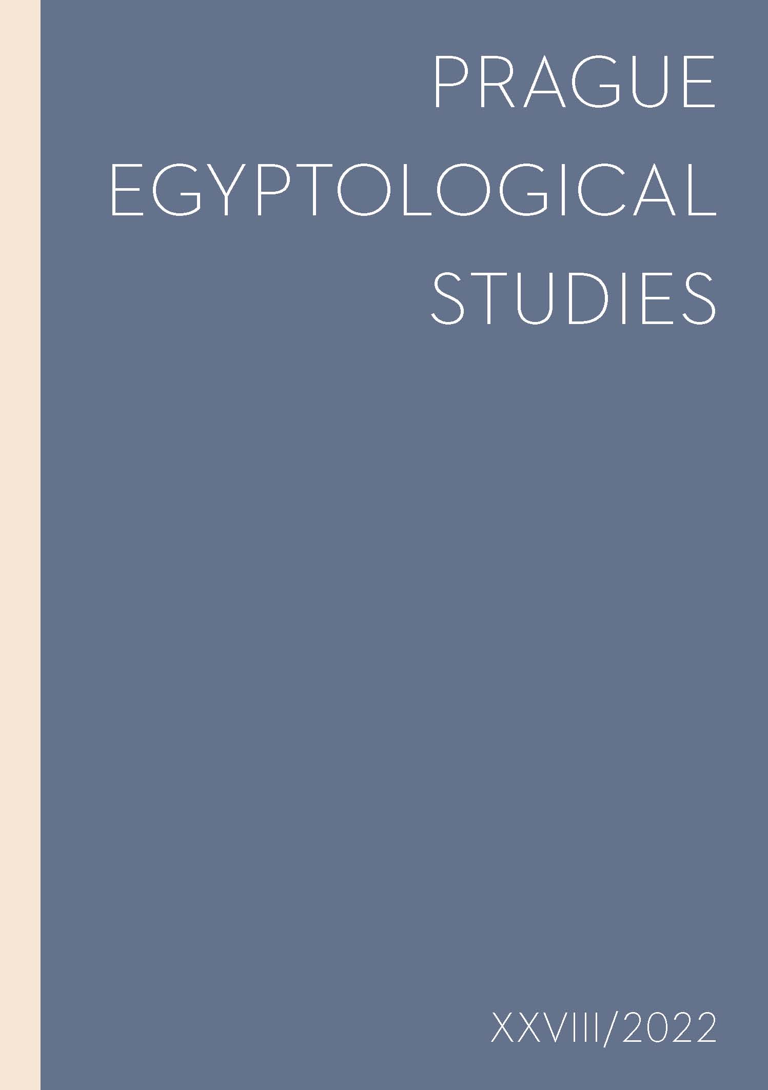 Evidence for local roots of the owners of the First Dynasty elite tombs at Abu Rawash Cover Image