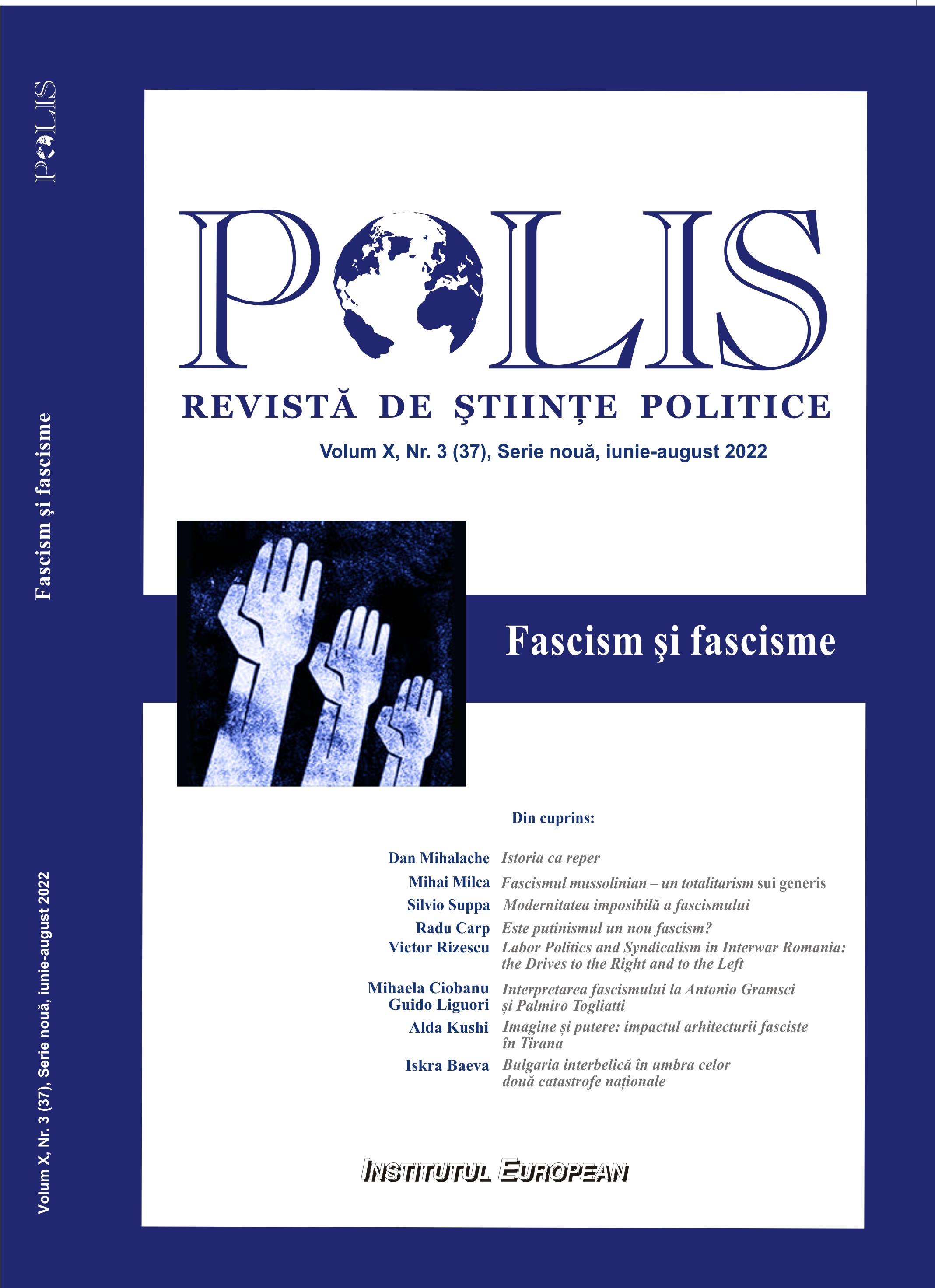 Retorica politică și metafora istoriei: entelehia poetică a lui Hugo von Hofmannsthal în vremea sa