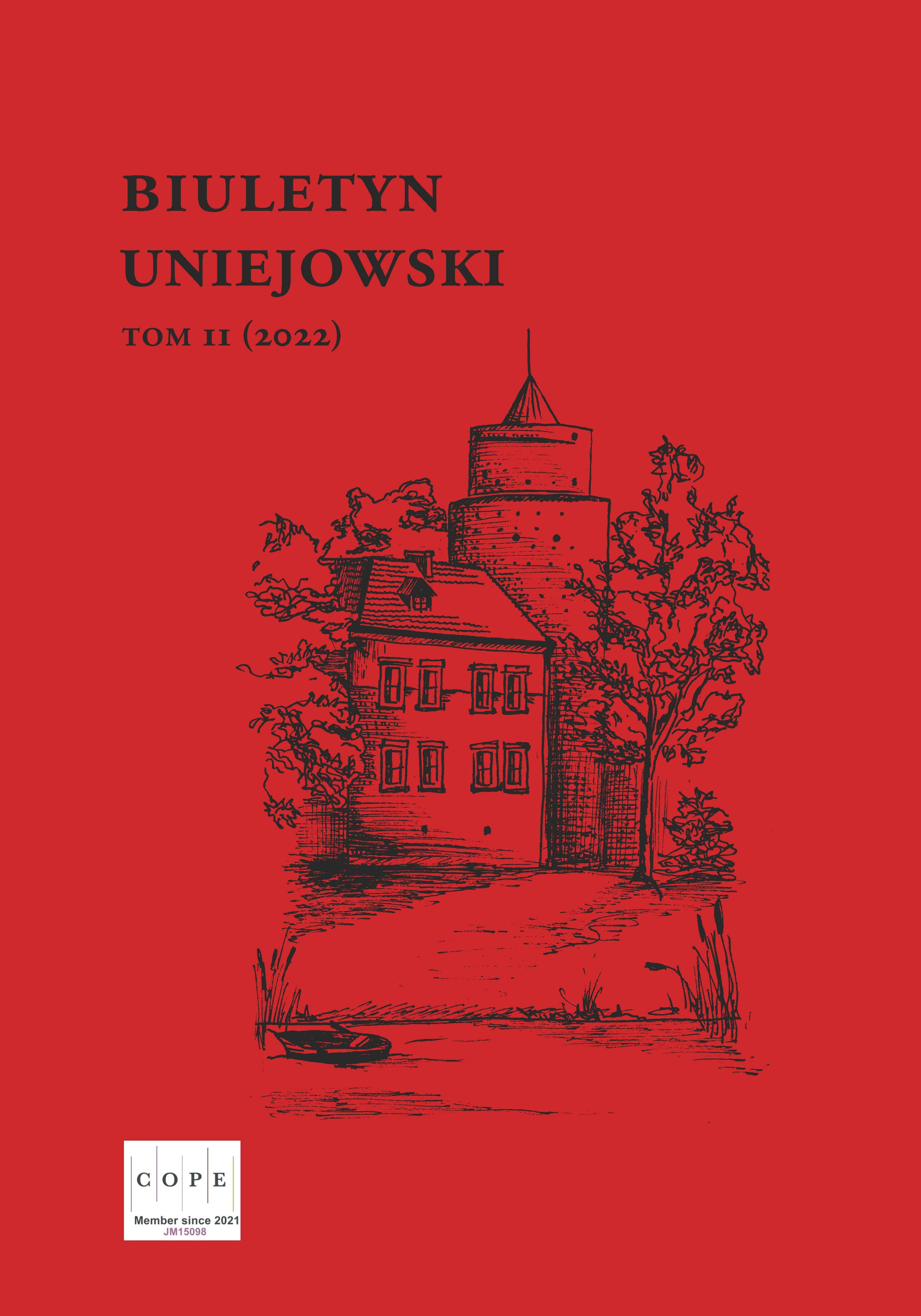 Service at the royal court as a way to the spycimierskie castellany on the example of nominations in 1483–1496 Cover Image