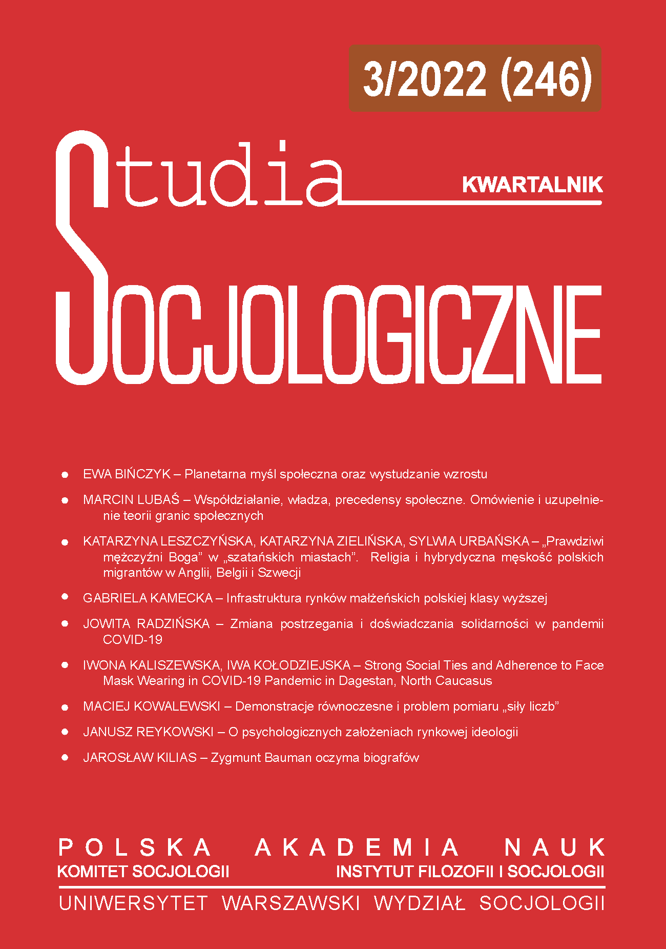 Strong Social Ties and Adherence to Face Mask Wearing in COVID-19 Pandemic in Dagestan, North Caucasus Cover Image