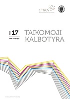 Slaviškos kilmės veiksmažodžiai su priesagomis -inti, -uoti, -yti, -ėti, -auti lietuvių kalbos žargone: derivaciniai ir adaptaciniai hibridai