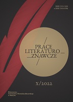 On the issue of the relationship between things and people in Jerzy Jankowski’s Stary motyw Cover Image