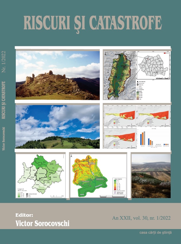 The influence of urban expansion on landslide evolution. A case study in Cluj-Napoca Municipality. Cover Image