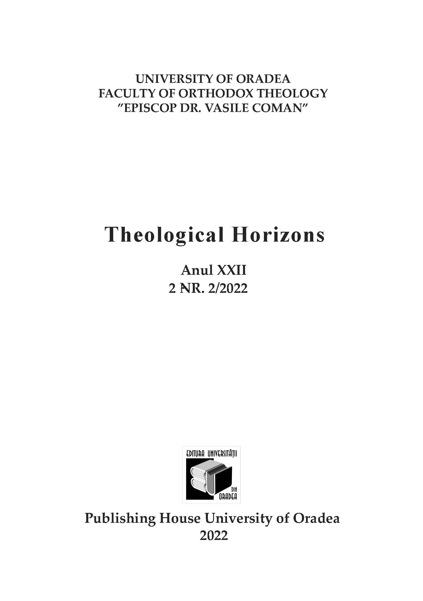 Anthropos – The Human Being: The Paradigms of an Integral Anthropological Model, Fr. Alexandru Buzalic
