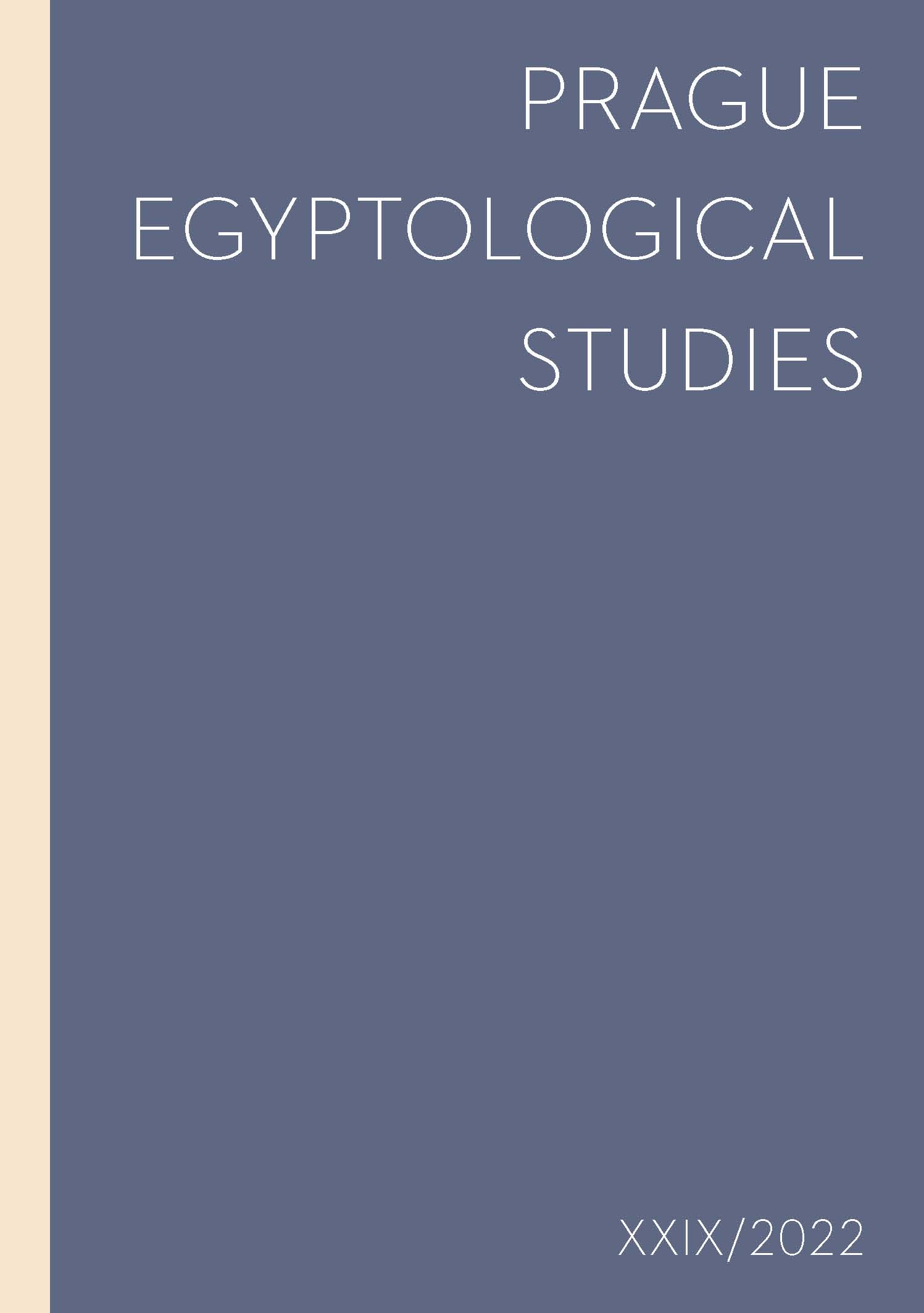 Royal women as wr.t­‑ḫnr in the Eighteenth and Nineteenth Dynasty: continuity in discontinuity Cover Image