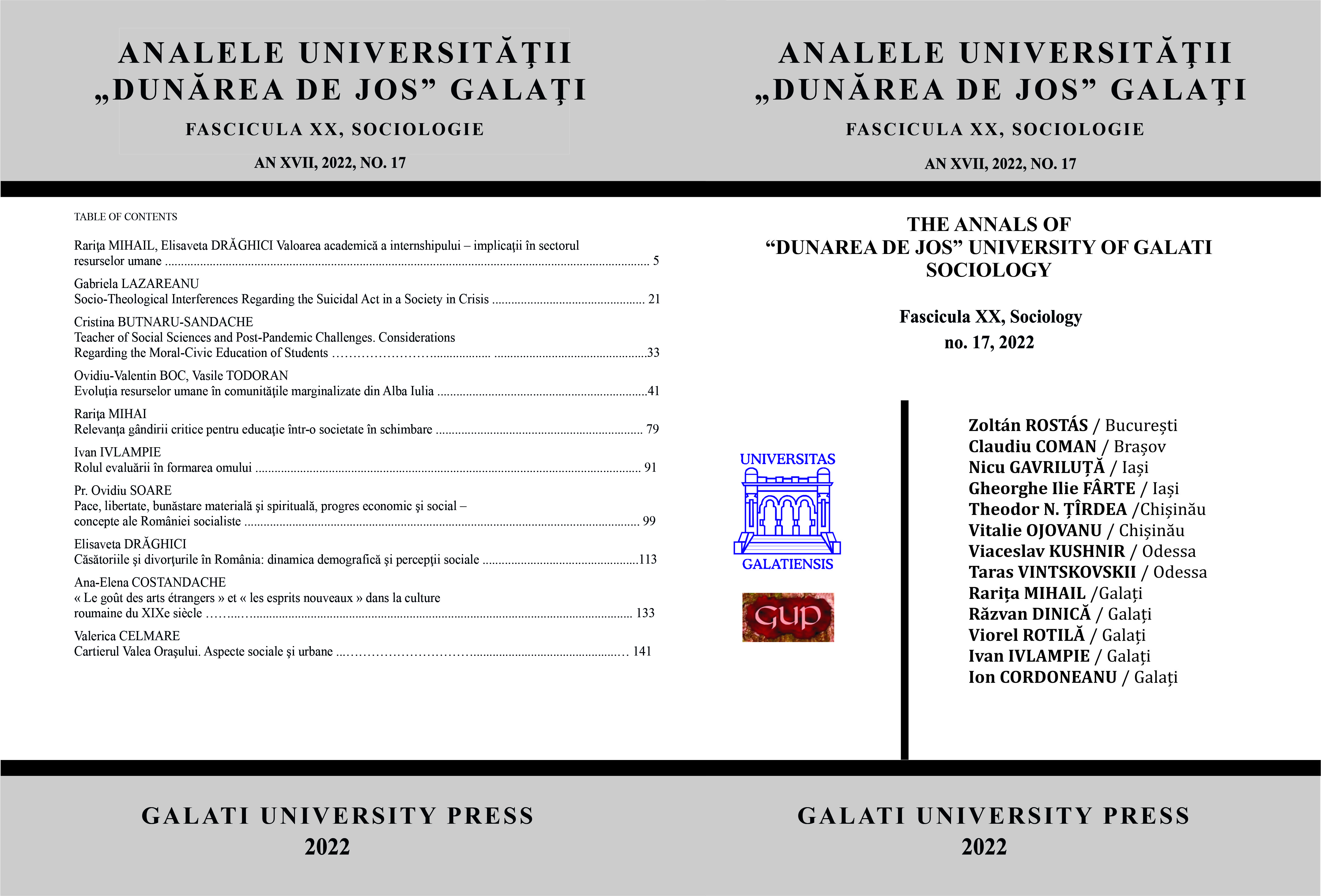 The Evolution of Human Resources in the Marginalized Communities of Alba Iulia Cover Image