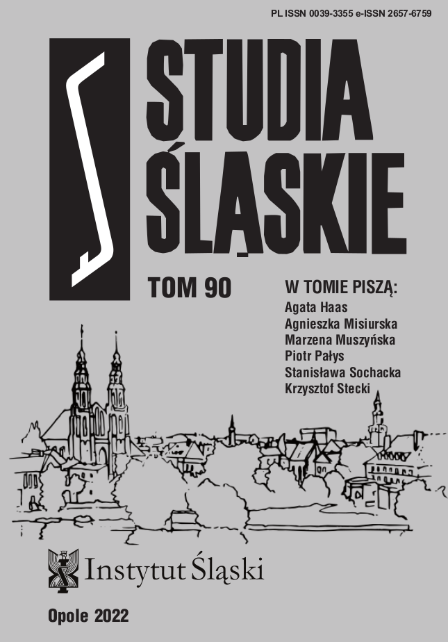 On the activity of the Commission for the Determination of Place Names and Physiographic Objects in Opole Silesia in the context of new documents Cover Image