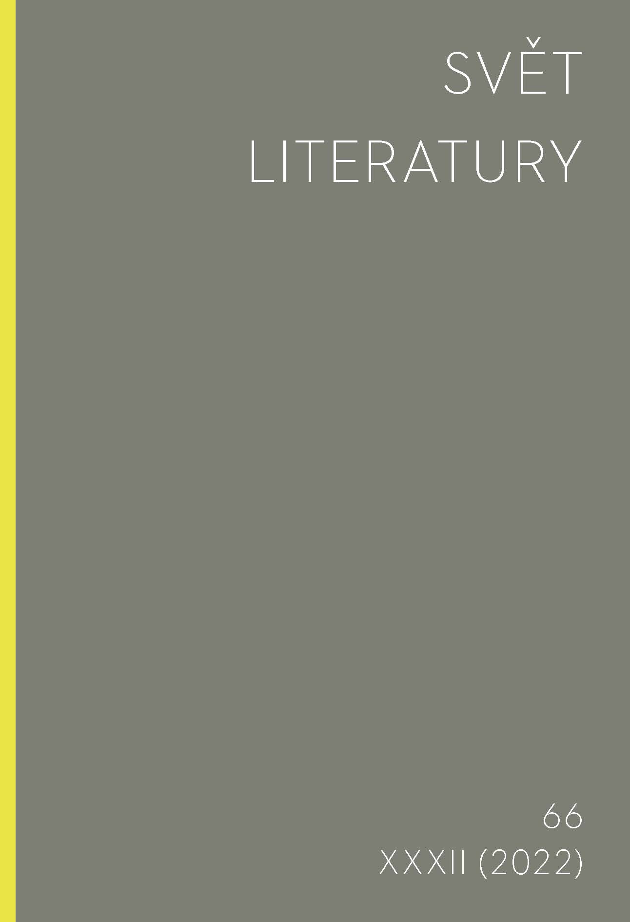 Ecocriticism and Environmental Aspects of Literature: Cover Image