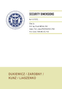 Security Dilemmas in the Post-Soviet Space as Revealed in the Case of Nagorno-Karabakh Conflict Cover Image
