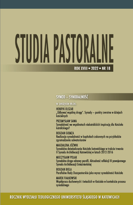 The synodal way of parish renewal. Timeliness of the reflection of the third post-war Synod of the Archdiocese of Gniezno Cover Image