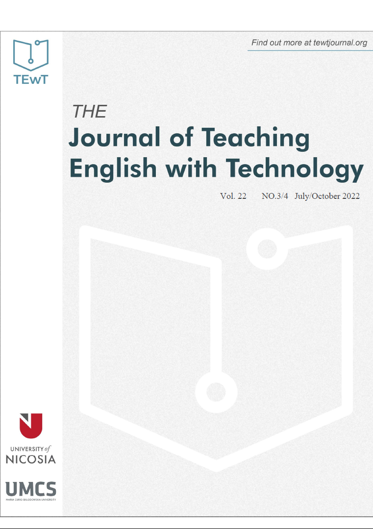 CALL TEACHER EDUCATION AND PROFESSIONAL DEVELOPMENT: A RETROSPECTIVE SYNTHESIS OF THE TWO DECADES OF TEACHING ENGLISH WITH TECHNOLOGY Cover Image