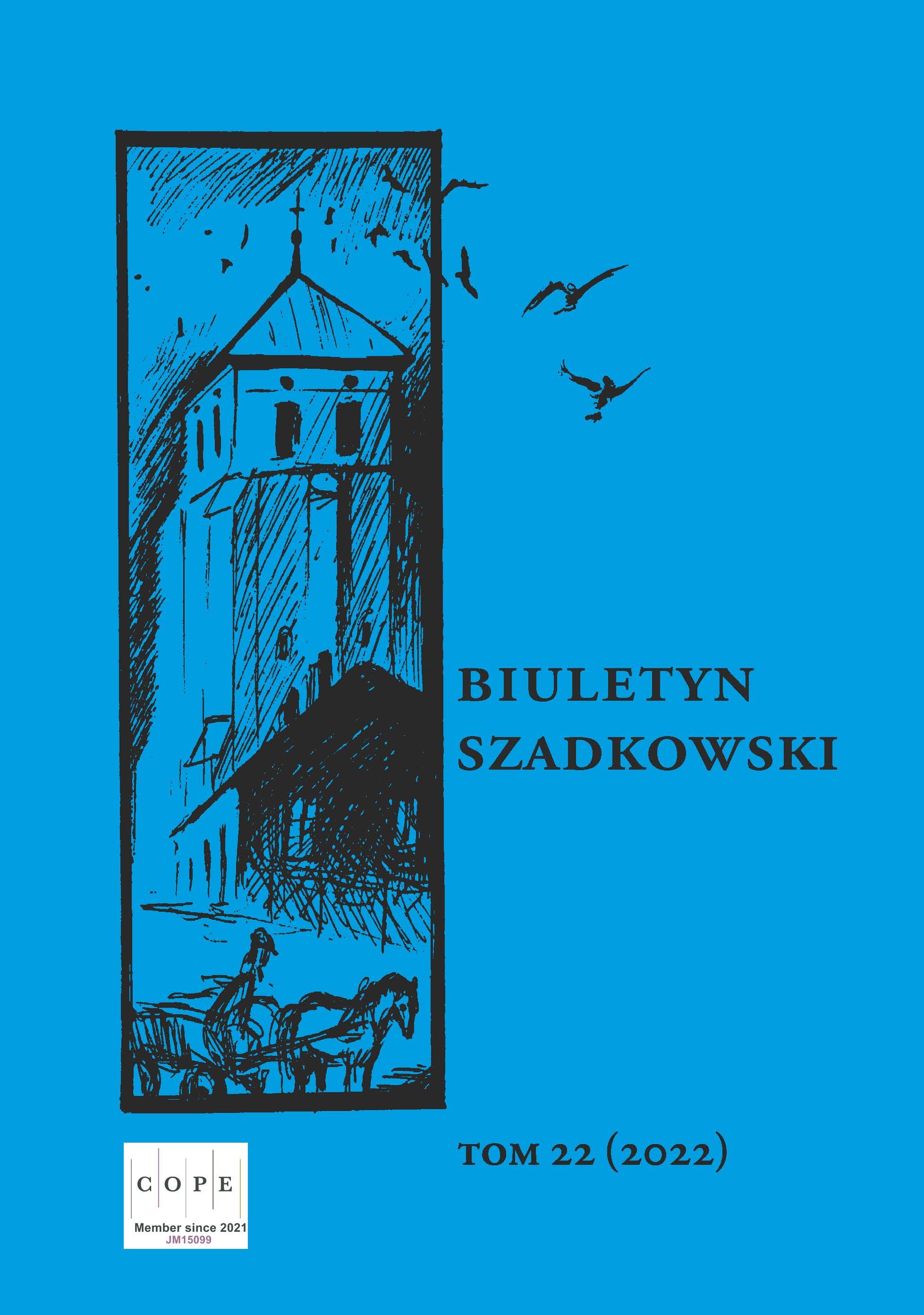 The january uprising in Szadek region on the basis of memoirs by Alfons Parczewski Cover Image