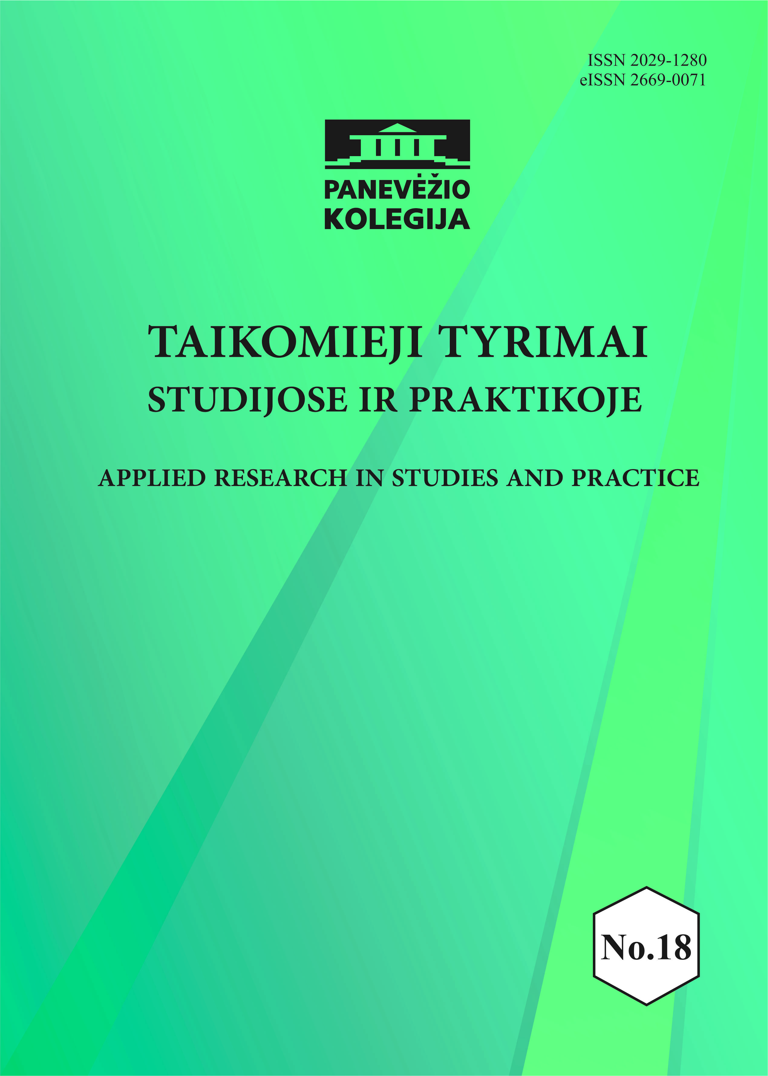 THE ASSESSMENT OF BALTIC STOCK MARKET FROM PERSPECTIVE OF TOTAL SHAREHOLDER RETURN RATIO Cover Image