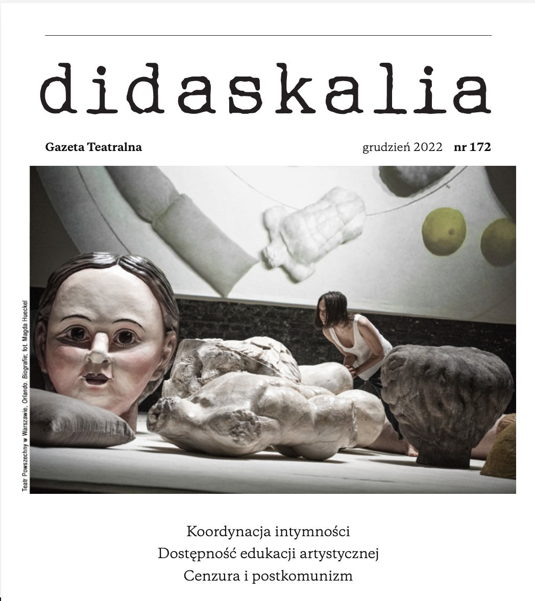Postpandemic Theatre Education – Marta Bryś in conversation with Daniel Arbaczewski and Łukasz Zaleski Cover Image
