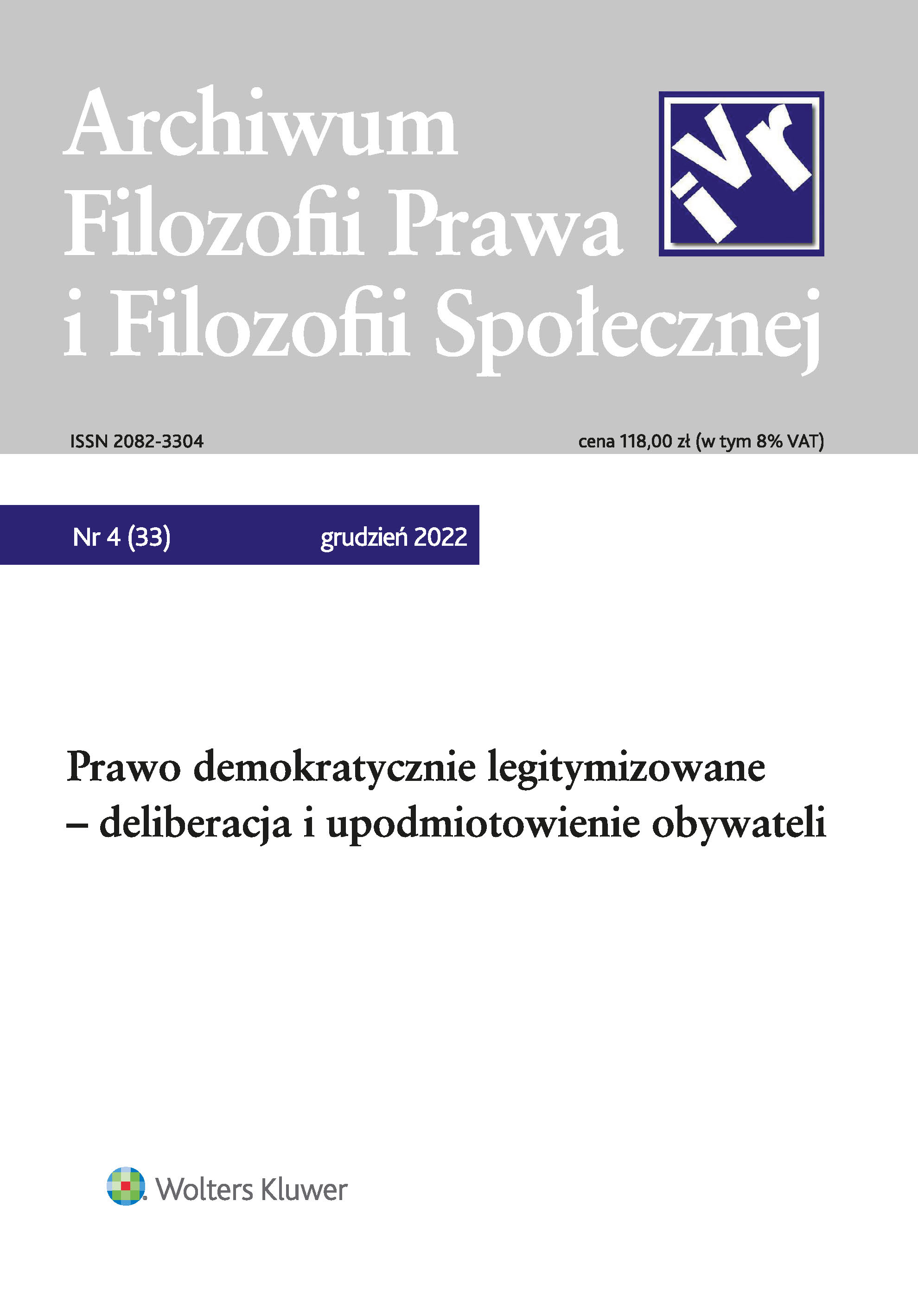 Remarks on Lay Judges in Polish Criminal Process Passing Moral Judgements Cover Image