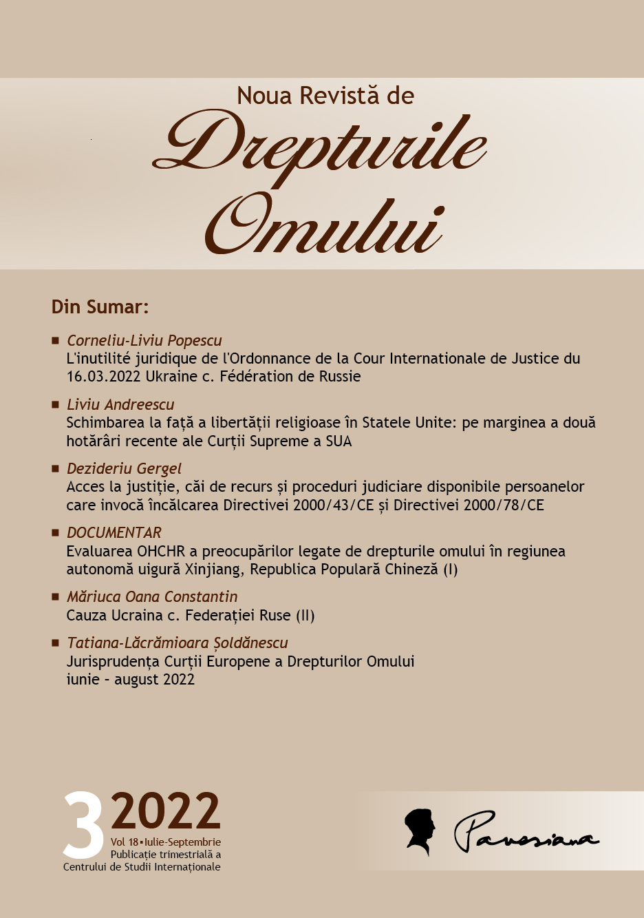 Acces la justiție, căi de recurs și proceduri judiciare disponibile persoanelor care invocă încălcarea Directivei 2000/43/CE și Directivei 2000/78/CE: perspective, abordări și interpretări în contenciosul administrativ și constituțional