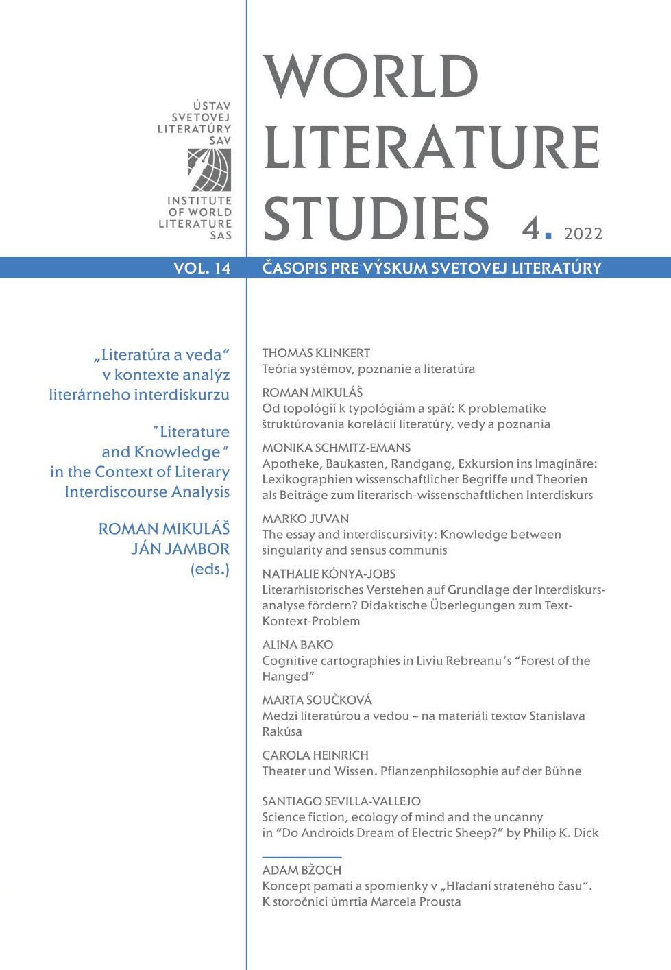 Promoting literary historical understanding on the basis of interdiscourse analysis? Didactical considerations on the text-context-problem Cover Image