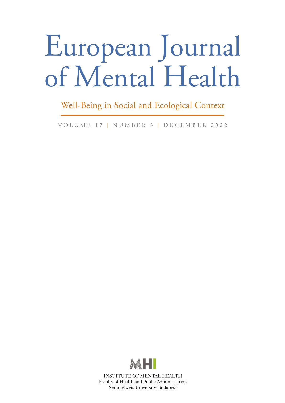 Experiencing Mental Health when Treating Others. Experiences of Mental Health Workers in Relation to Mental Health Problems: Stigma, Perception, and Employment