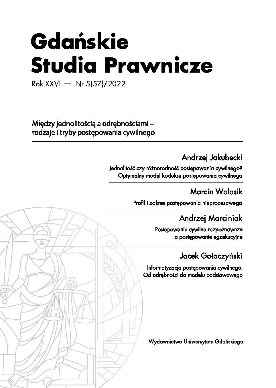 Model of Judicial Review of Administrative Decisions (on the Example of Competition and Consumer Protection Cases and Regulatory Proceedings). Postulates de lege ferenda Cover Image