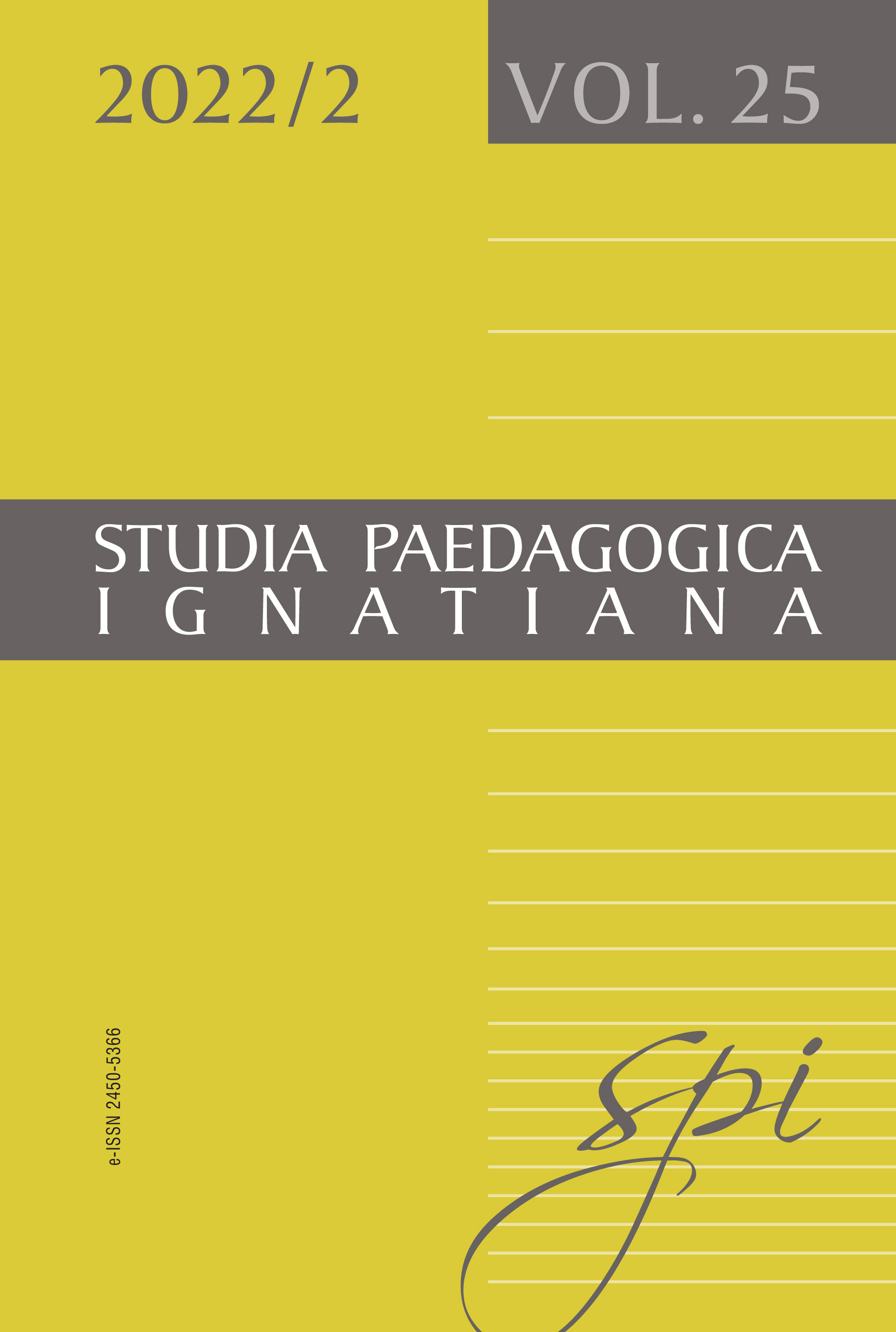 Ludwik Piechnik S.J. (1920–2006): The First Head of the Chair of the History of Education (1997–1998) of the Jesuit University Ignatianum in Krakow Cover Image