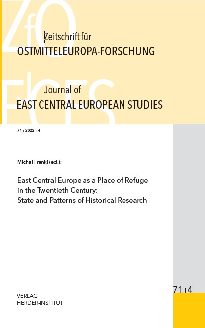 East Central Europe as a Place of Refuge in the Twentieth Century: Introduction to the State and Patterns of Historical Research