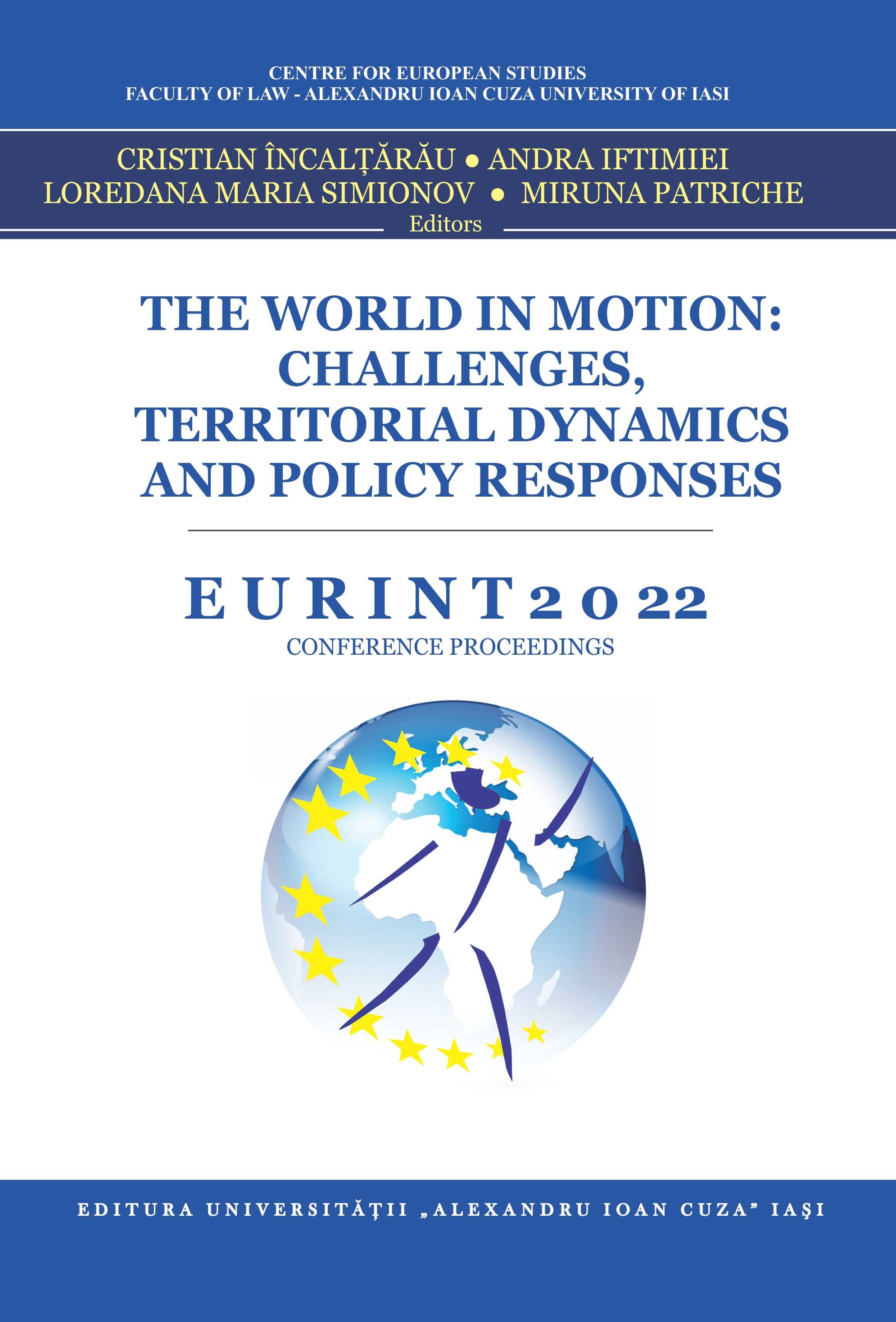 THE ROLE OF INTERNATIONAL ORGANIZATIONS IN THE EUROPEAN TERRITORIAL CHANGES OF THE PAST 30 YEARS