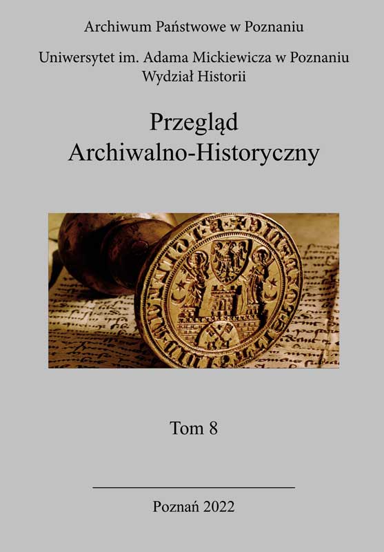 VIII Wiosenne Spotkania Archiwalne: Dobre praktyki zarządzania dokumentacją, Toruń, 20–21 maja 2021 r. Cover Image