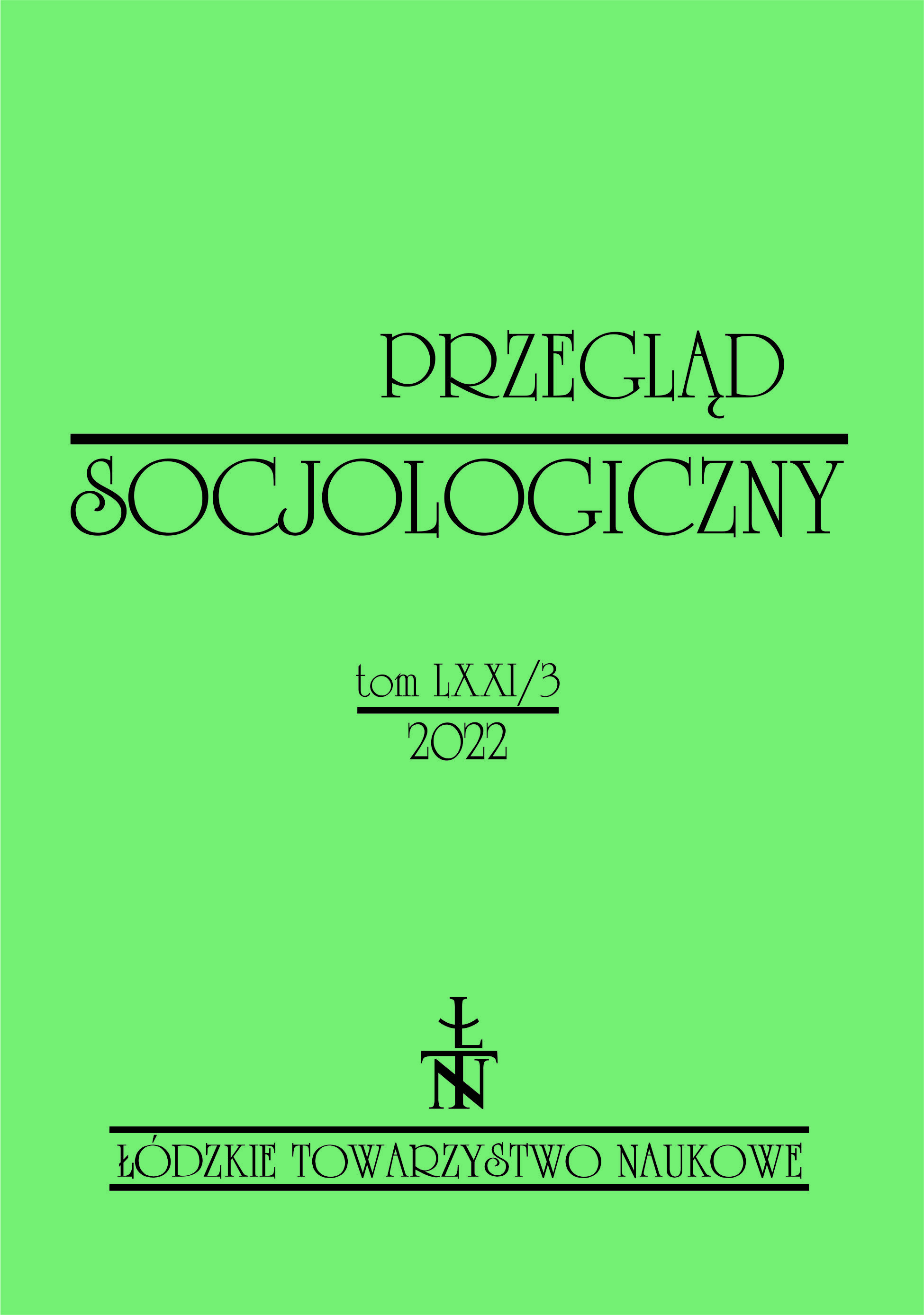 Social cohesion and its local dimension. Redefinition of the concept Cover Image